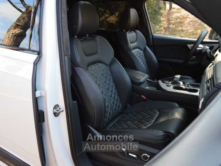 Audi SQ7 EXCEPTIONNEL AUDI SQ7 4M 40 V8 TDI 435ch BVA8 2EME MAIN 7 PLACES + DE 57Ke D'OPTIONS MATRIX SIEGES S DIAMANT FULL CUIR 22" B&O 3D ECHAP SPORT TVA RE - 39