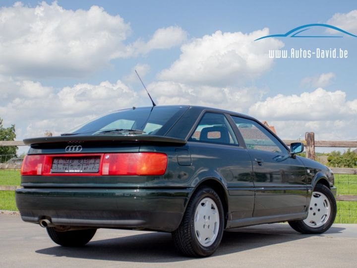 Audi 90 Coupé 20 - HISTORIEK - OPEN DAK - ELEKT RAMEN - RAGUSA GROEN - 2