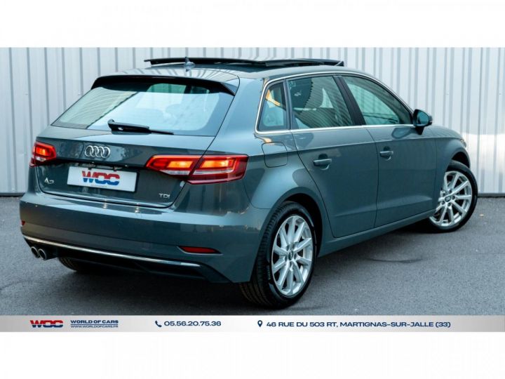 Audi A3 Sportback 20 TDI 150 S-Tronic 8V - Toit ouvrant - Sono Bang & Olufsen - 80