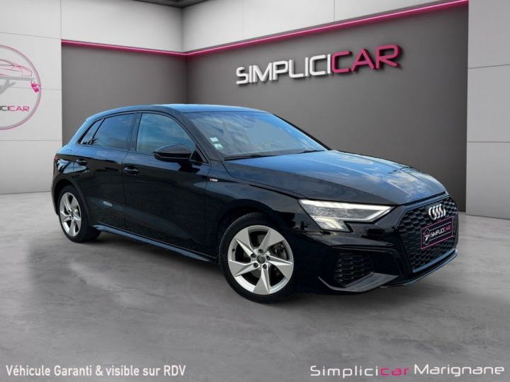 Audi A3 Sportback 35 TDI 150 S tronic 7 S Line 1 ERE MAIN SUIVI CARPLAY SIÈGES ELECS CHAUFFANTS CAM RECUL GARANTIE 12 MOIS - 1