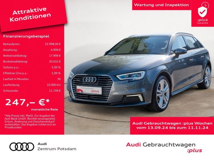 Audi A3 Sportback14TFSI e tron S line LED - 1