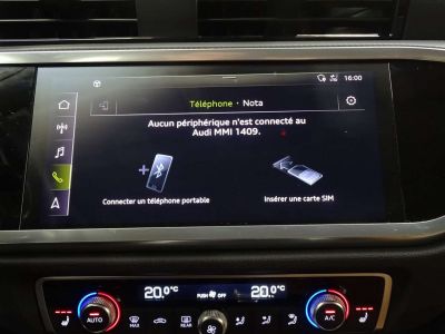 Audi Q3 35TDi 150 STronic LED-NAVI-CUIR-VIRTUAL-ANGLE MORT   - 14