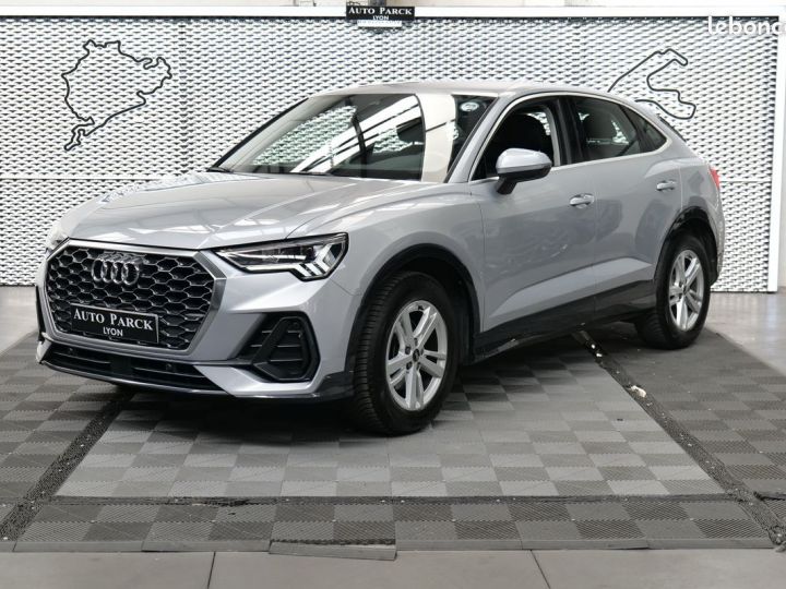 Audi Q3 Sportback 35tdi 150 sport 1°main francais tva recuperable xenon gps couleur hayon electrique clim auto detecteur ligne blanche angle mort camera attelage - 1