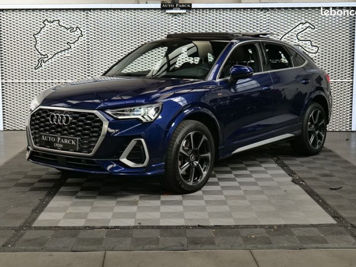 Audi Q3 Sportback 45 TFSIe 245CH S TRONIC LINE 1° MAIN FRANCAIS TVA RECUPERABLE -AUDI MATRIX LED VIRTUAL COCKPIT PLUS TOIT OUVRANT PANORAMIQUE VOLANT MEPLAT ECLAIRAGE A - 1