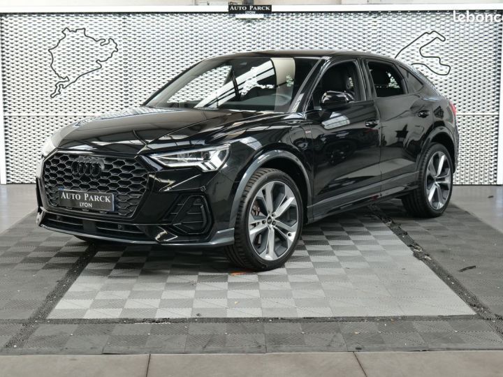 Audi Q3 Sportback 45 TFSIe 245CH S TRONIC LINE 1° MAIN FRANCAIS TVA RECUPERABLE -AUDI MATRIX LED VIRTUAL COCKPIT PLUS VOLANT MEPLAT CAMERA DE RECUL KEY LESS GO PACK BLA - 1