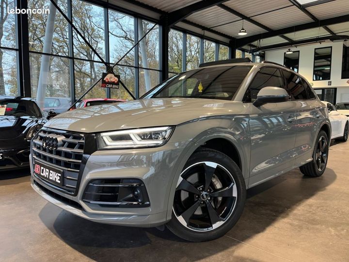 Audi Q5 286 ch S-Line Quattro Toit Ouvrant Suspensions Pilotées Pack Black Affichage tête haute Keyless ACC Camera 20P Garantie 6 ans 675-mois - 1