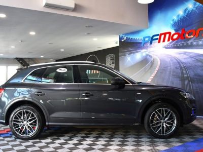 Audi Q5 Sport 40 TDI 190 Quattro GPS Caméra 360 TO Cuir Carbone Attelage Drive Volant Chauffant JA 20   - 3