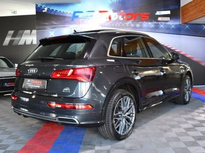 Audi Q5 Sport 40 TDI 190 Quattro GPS Caméra 360 TO Cuir Carbone Attelage Drive Volant Chauffant JA 20   - 5