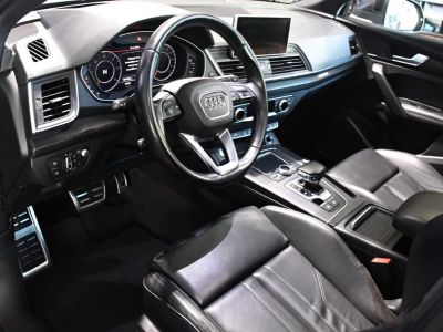 Audi Q5 Sport 40 TDI 190 Quattro GPS Caméra 360 TO Cuir Carbone Attelage Drive Volant Chauffant JA 20   - 10