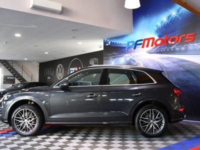 Audi Q5 Sport 40 TDI 190 Quattro GPS Caméra 360 TO Cuir Carbone Attelage Drive Volant Chauffant JA 20   - 14