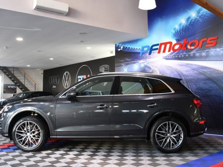 Audi Q5 Sport 40 TDI 190 Quattro GPS Caméra 360 TO Cuir Carbone Attelage Drive Volant Chauffant JA 20 - 14