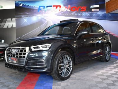 Audi Q5 Sport 40 TDI 190 Quattro GPS Caméra 360 TO Cuir Carbone Attelage Drive Volant Chauffant JA 20   - 15