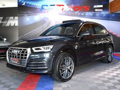 Audi Q5 Sport 40 TDI 190 Quattro GPS Caméra 360 TO Cuir Carbone Attelage Drive Volant Chauffant JA 20   - 16