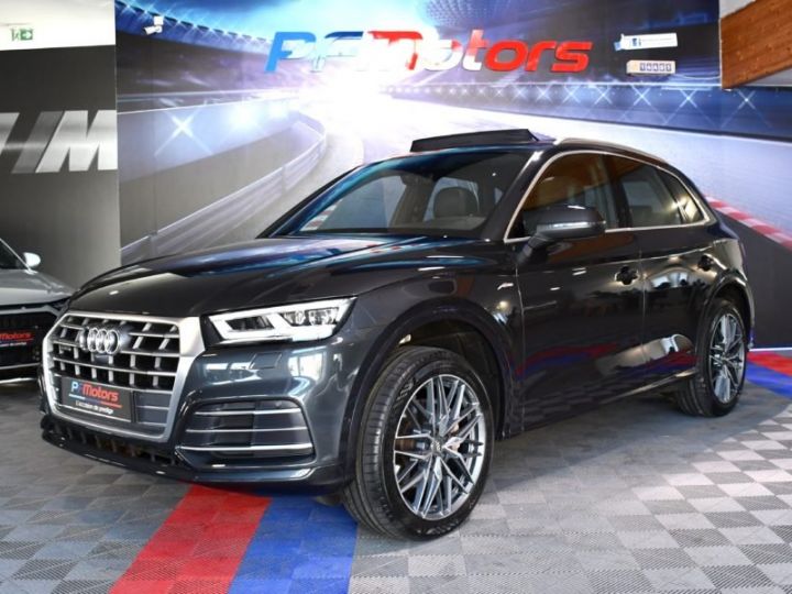 Audi Q5 Sport 40 TDI 190 Quattro GPS Caméra 360 TO Cuir Carbone Attelage Drive Volant Chauffant JA 20 - 16