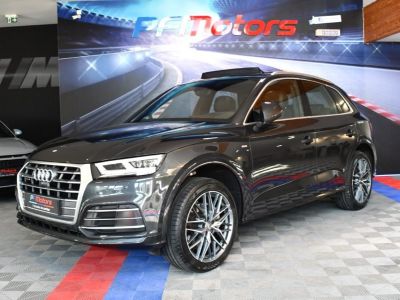 Audi Q5 Sport 40 TDI 190 Quattro GPS Caméra 360 TO Cuir Carbone Attelage Drive Volant Chauffant JA 20   - 18