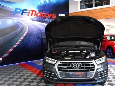 Audi Q5 Sport 40 TDI 190 Quattro GPS Caméra 360 TO Cuir Carbone Attelage Drive Volant Chauffant JA 20   - 25