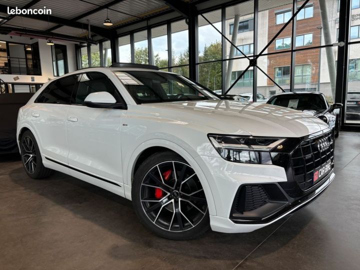 Audi Q8 50 TDI 286ch S line Quattro Français Garantie 6 ans Toit ouvrant Attelage Suspension Pneumatique Carplay 22 pouces 749-mois - 3