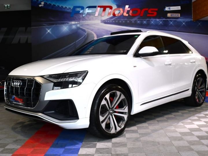 Audi Q8 S-Line 50 TDI 286 Quattro Tiptronic 8 GPS Attelage Caméra TO Keyless Cuir Suspension Pneumatique Bang Olufsen JA 22 Pas De Malus - 1