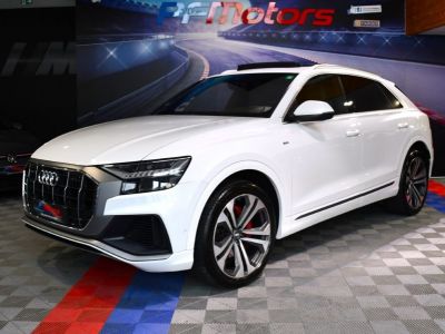 Audi Q8 S-Line 50 TDI 286 Quattro Tiptronic 8 GPS Attelage Caméra TO Keyless Cuir Suspension Pneumatique Bang Olufsen JA 22 Pas De Malus   - 4