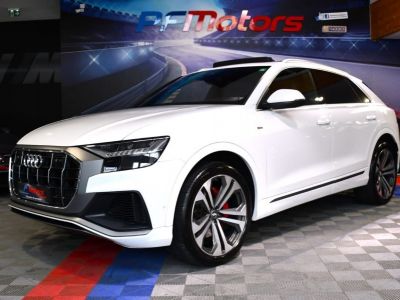 Audi Q8 S-Line 50 TDI 286 Quattro Tiptronic 8 GPS Attelage Caméra TO Keyless Cuir Suspension Pneumatique Bang Olufsen JA 22 Pas De Malus   - 5