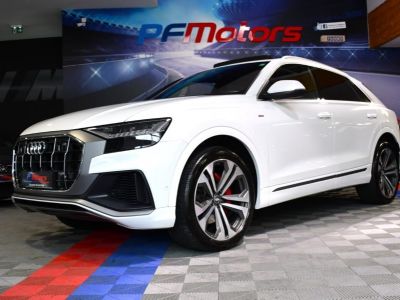 Audi Q8 S-Line 50 TDI 286 Quattro Tiptronic 8 GPS Attelage Caméra TO Keyless Cuir Suspension Pneumatique Bang Olufsen JA 22 Pas De Malus   - 6