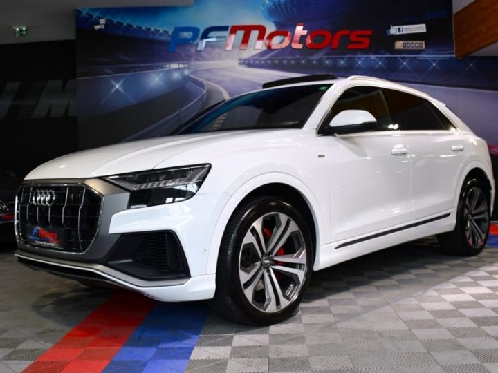 Audi Q8 S-Line 50 TDI 286 Quattro Tiptronic 8 GPS Attelage Caméra TO Keyless Cuir Suspension Pneumatique Bang Olufsen JA 22 Pas De Malus - 7