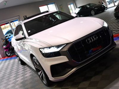 Audi Q8 S-Line 50 TDI 286 Quattro Tiptronic 8 GPS Attelage Caméra TO Keyless Cuir Suspension Pneumatique Bang Olufsen JA 22 Pas De Malus   - 11