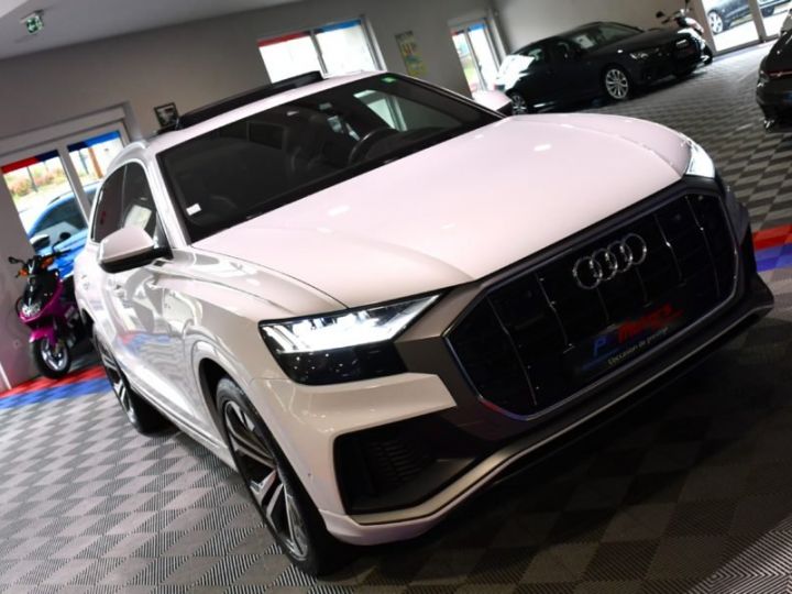 Audi Q8 S-Line 50 TDI 286 Quattro Tiptronic 8 GPS Attelage Caméra TO Keyless Cuir Suspension Pneumatique Bang Olufsen JA 22 Pas De Malus - 11