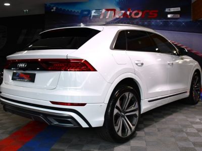 Audi Q8 S-Line 50 TDI 286 Quattro Tiptronic 8 GPS Attelage Caméra TO Keyless Cuir Suspension Pneumatique Bang Olufsen JA 22 Pas De Malus   - 14