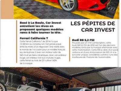 Audi R8 52fsi pack carbone v10 lambo bt r tronic 2012   - 2