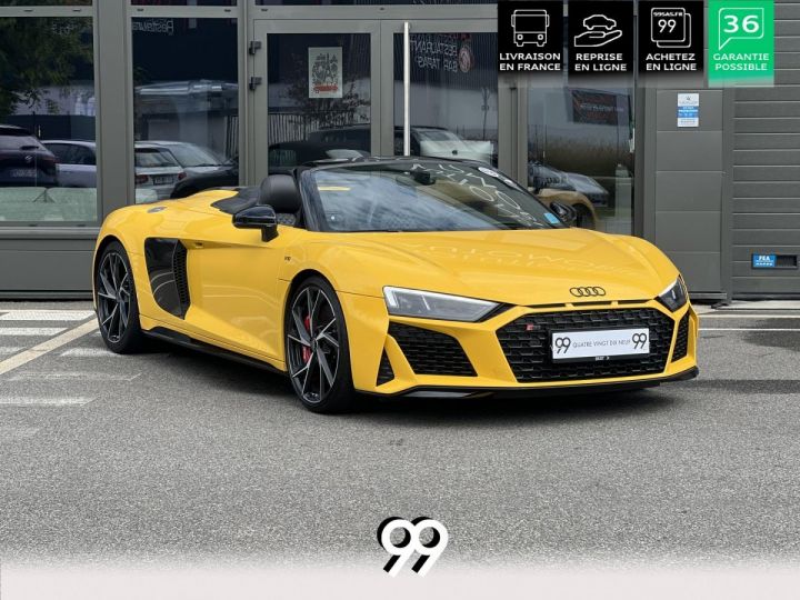 Audi R8 Spyder Quattro 52 V10 PACK CUIR SPOILER AR CARBONNE BRILLANT GTIE 02/27 - MALUS INCLUS LIVRAI - 3