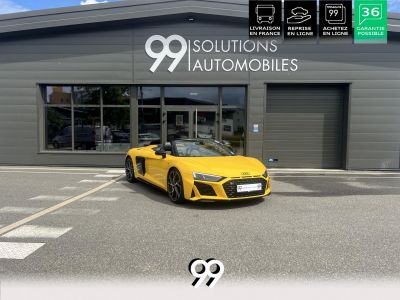 Audi R8 Spyder Quattro 52 V10 PACK CUIR SPOILER AR CARBONNE BRILLANT GTIE 02/27 - MALUS INCLUS LIVRAI   - 4