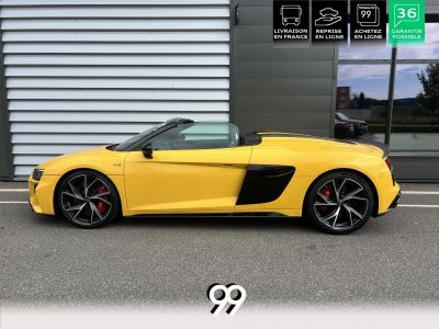 Audi R8 Spyder Quattro 52 V10 PACK CUIR SPOILER AR CARBONNE BRILLANT GTIE 02/27 - MALUS INCLUS LIVRAI   - 5