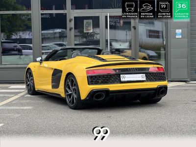 Audi R8 Spyder Quattro 52 V10 PACK CUIR SPOILER AR CARBONNE BRILLANT GTIE 02/27 - MALUS INCLUS LIVRAI   - 8