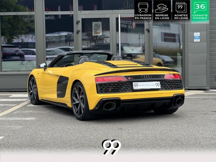 Audi R8 Spyder Quattro 52 V10 PACK CUIR SPOILER AR CARBONNE BRILLANT GTIE 02/27 - MALUS INCLUS LIVRAI - 8