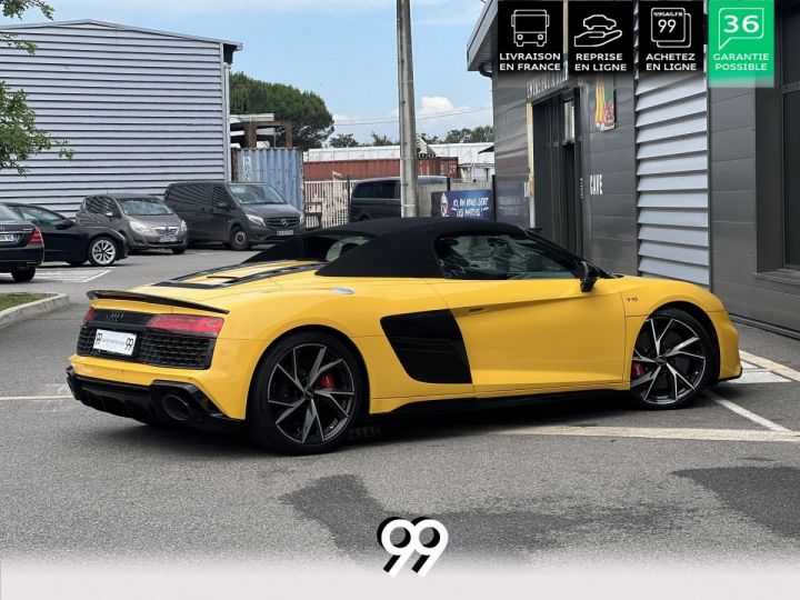 Audi R8 Spyder Quattro 52 V10 PACK CUIR SPOILER AR CARBONNE BRILLANT GTIE 02/27 - MALUS INCLUS LIVRAI - 37