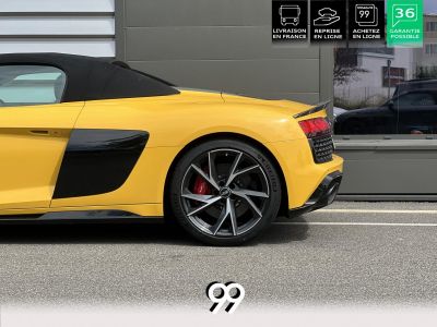 Audi R8 Spyder Quattro 52 V10 PACK CUIR SPOILER AR CARBONNE BRILLANT GTIE 02/27 - MALUS INCLUS LIVRAI   - 42