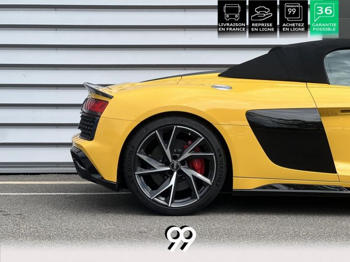 Audi R8 Spyder Quattro 52 V10 PACK CUIR SPOILER AR CARBONNE BRILLANT GTIE 02/27 - MALUS INCLUS LIVRAI - 46