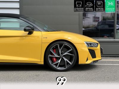 Audi R8 Spyder Quattro 52 V10 PACK CUIR SPOILER AR CARBONNE BRILLANT GTIE 02/27 - MALUS INCLUS LIVRAI   - 47