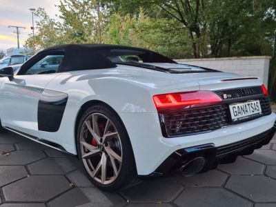 Audi R8 Spyder V10 52L RWD 540 Blanche B&O JA 20" Virtual*Camera*LED*GARANTIE AUDI 11/2024   - 8