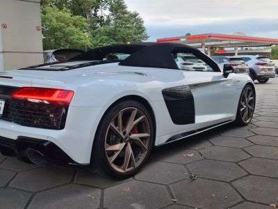 Audi R8 Spyder V10 52L RWD 540 Blanche B&O JA 20" Virtual*Camera*LED*GARANTIE AUDI 11/2024   - 11