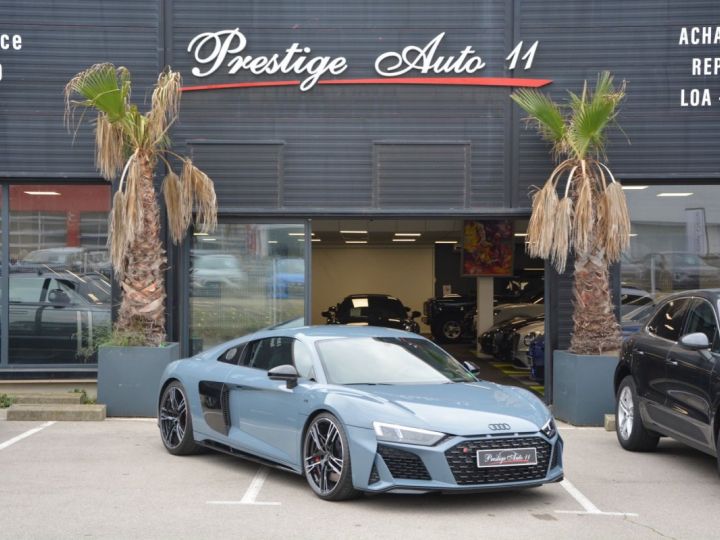 Audi R8 V10 52 FSI 540 CV Garantie France 2026 Gris Kemora - 31