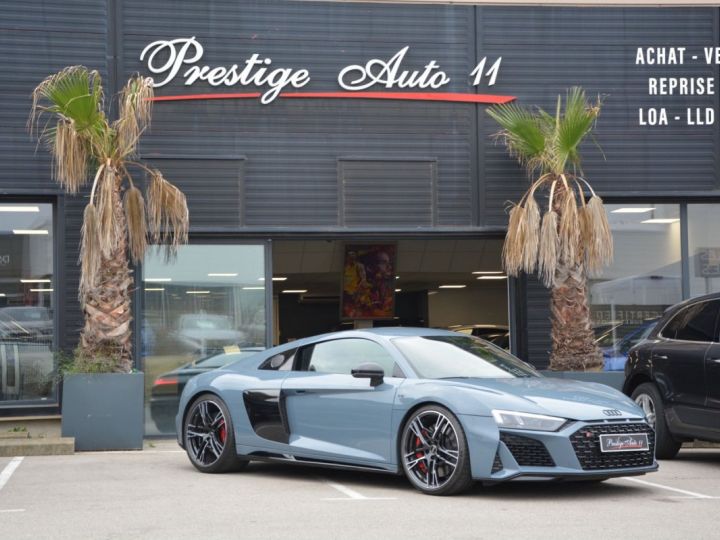 Audi R8 V10 52 FSI 540 CV Garantie France 2026 Gris Kemora - 35