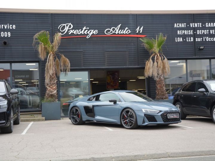 Audi R8 V10 52 FSI 540 CV Garantie France 2026 Gris Kemora - 36