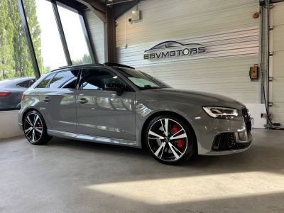 Audi RS3 Sportback 25 TFSI 400 cv quattro toit ouvrant gris nardo   - 2