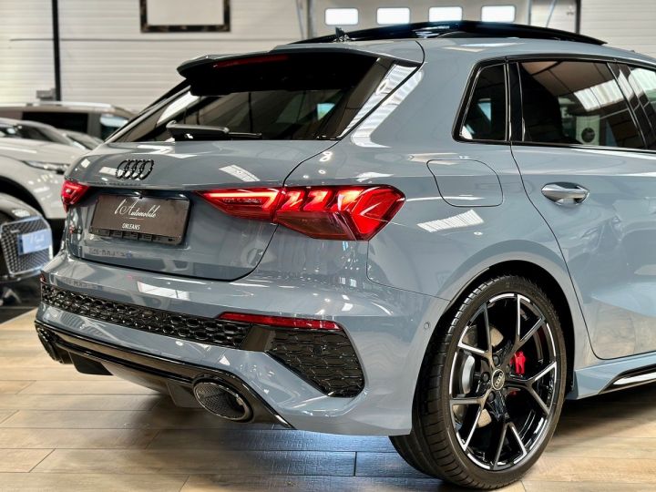 Audi RS3 Sportback Quattro 25 TFSI 400 gris KEMORA + Freins CERAMIQUE FULL OPTIONS - 36