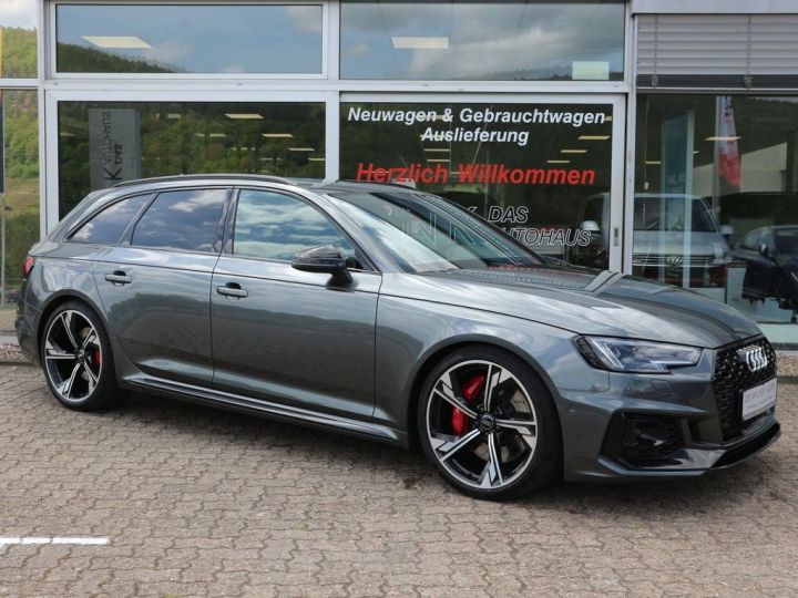 Audi RS4 V6 29 TFSI Avant 450 Quattro 1èreM Pack Carbon TOP B&O ACC Sièges chauffants et massants Affichage tête haute  Garantie 12 mois Prémium TVA Récup - 1