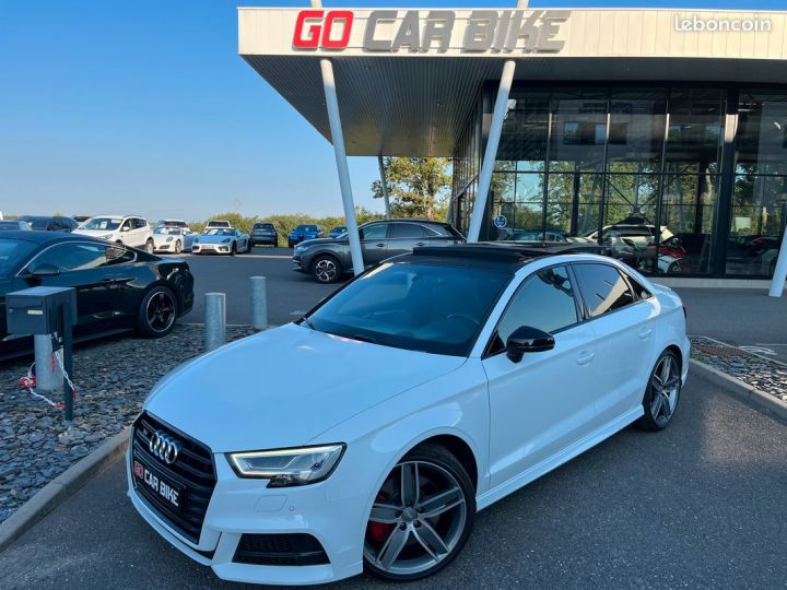 Audi S3 Berline 300 ch Garantie 6 ans Toit Ouvrant Sièges RS Sono B&O Magnetic Carplay Pack Black Keyless 19P 619-mois - 1